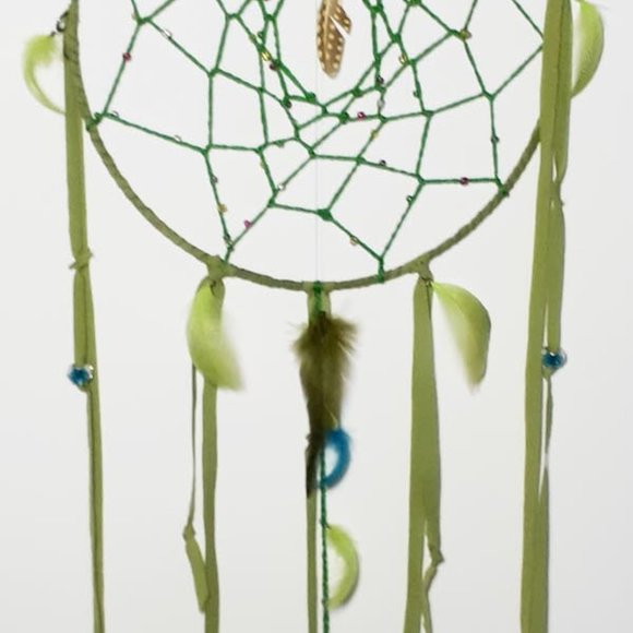 Dreamcatcher. Leaf green shades. - Picture 2 of 2
